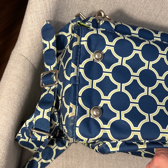 Ju-Ju-Be Be Prepared Diaper Bag Backpack Royal Envy Blue Royal Envy Green Geom - Picture 8 of 11